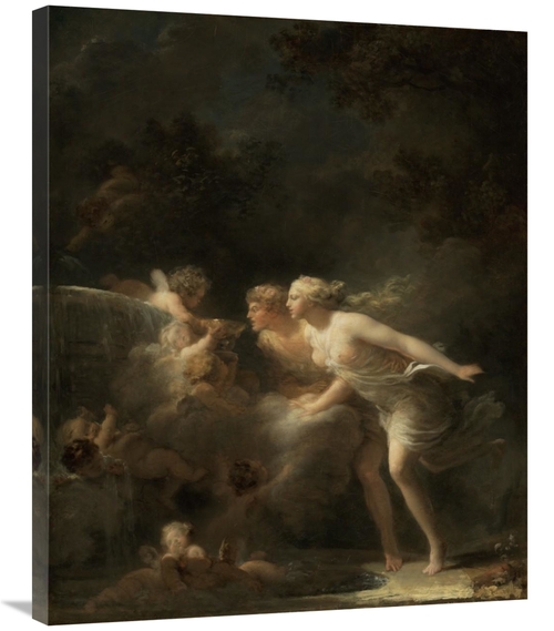 Global Gallery GCS-460054-2835-142 28 x 35 in. The Fountain of Love Ar