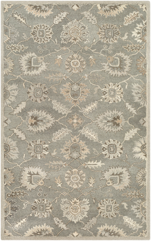 Surya CAE1199-23 2 x 3 ft. Caesar Area Rug, Charcoal