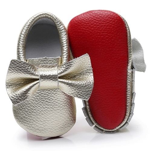 Handmade Fringe baby moccasins shoes Genuine