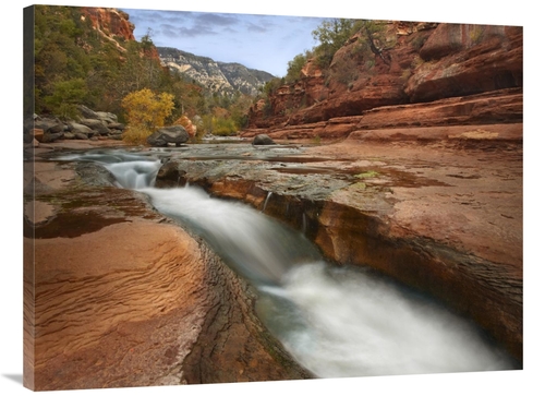 Global Gallery GCS-396448-3040-142 30 x 40 in. Oak Creek in Slide Rock