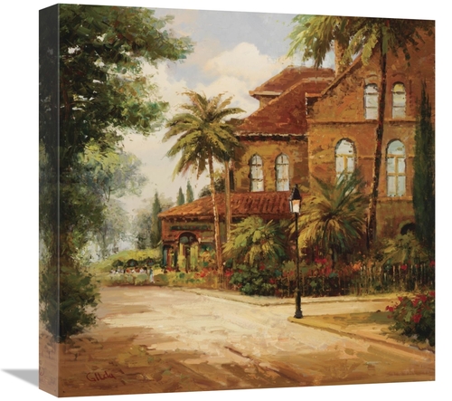 Global Gallery GCS-132500-1818-142 18 x 18 in. Hacienda De Santiago Ar