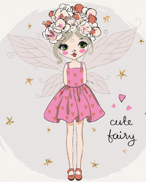 Paint by Numbers - GIRL FAIRY