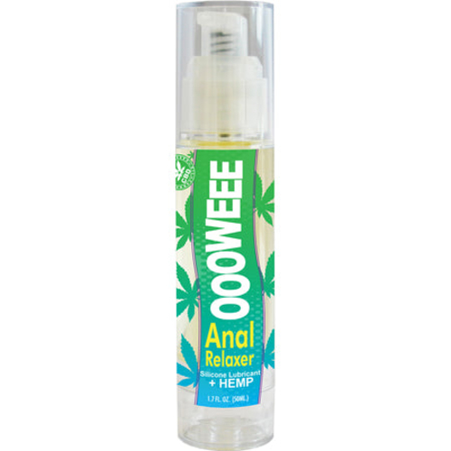 OOOWEE Anal Relaxing Silicone Lubricant with Hemp Seed Oil 1.7 oz