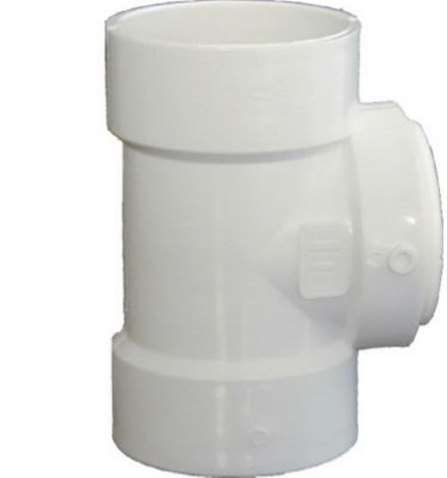 Genova Products 71330 3 in. PVC Test Tee With Cleanout Plug