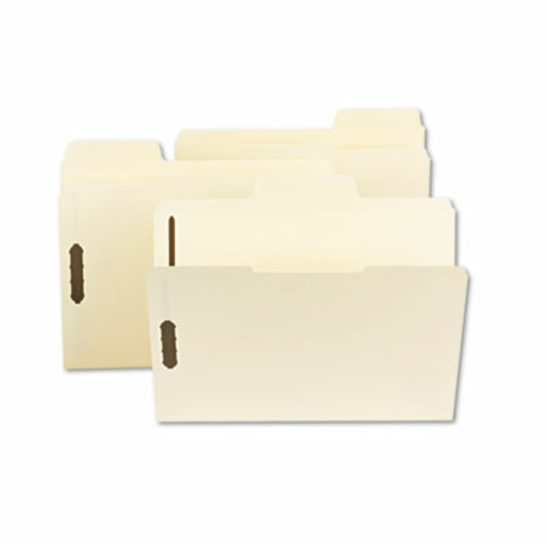 Smead 19535 SuperTab File Folders with Fastener  1/3 Cut  11 Point  Le