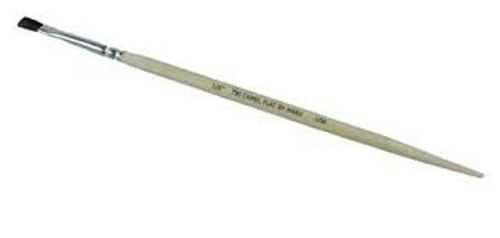 Gordon Brush 0790-00025 Camel Lustre Glaze-0.25 In. Plain Handle   Cas