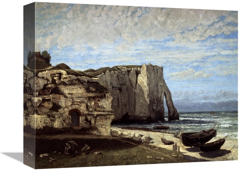 Global Gallery GCS-277131-16-142 16 in. Cliffs of Etretat After a Stor