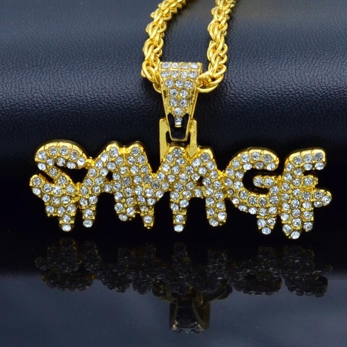 Punk Personalized Letter Necklace Women Men