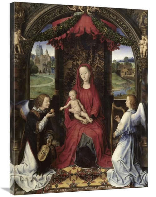 Global Gallery GCS-278548-36-142 36 in. Madonna & Child with Two Angel