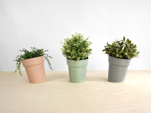 Set of 3 Distort Flowerpots - Medium - One of each