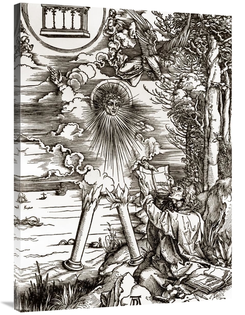 Global Gallery GCS-281995-40-142 40 in. St. John Devouring the Book Ar