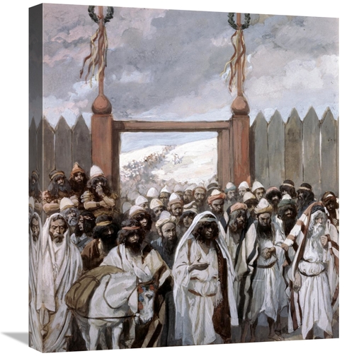 Global Gallery GCS-280260-22-142 22 in. Craftiness of the Gideonites A