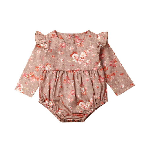 Newborn Baby Girls Floral Clothes Babies Flower