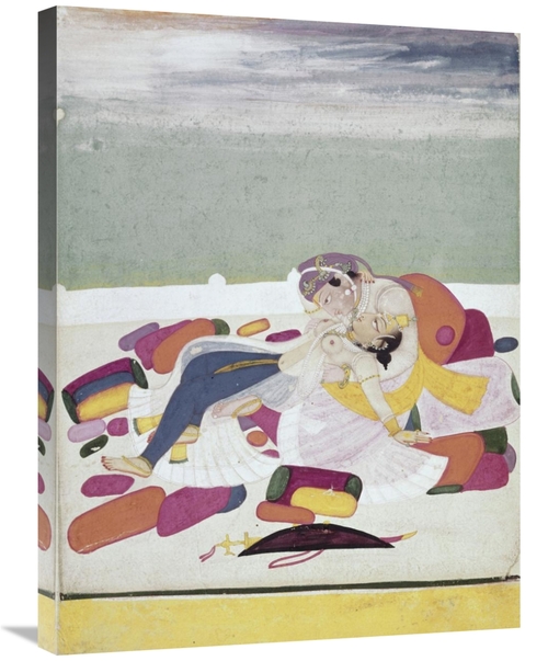 Global Gallery GCS-283001-30-142 30 in. A Kiss at the Court Art Print 