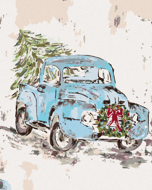 Paint by Numbers - CHRISTMAS CAR (HALEY BUSH)