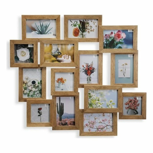 Photo frame Versa VS-22130024 Multiple Wood (2,5 x 65 x 58,5 cm) (65 x