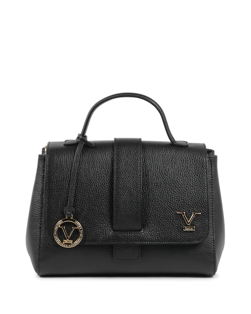 V Italia Womens Handbag Black BC10280 52 DOLLARO NERO
