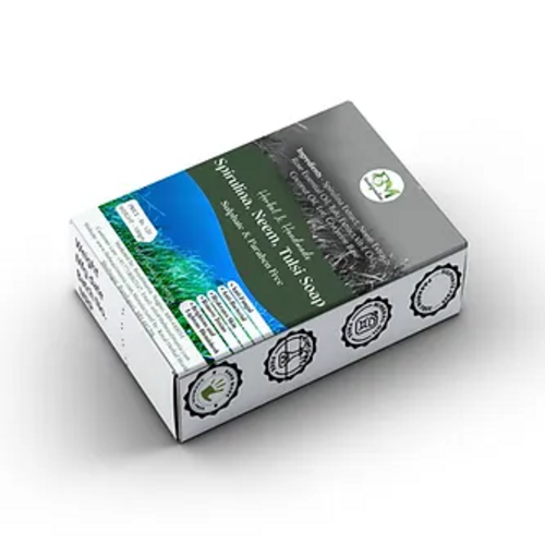 Pack Of 3 Herbal & Handmade -Spirulina Neem Tulsi Soap