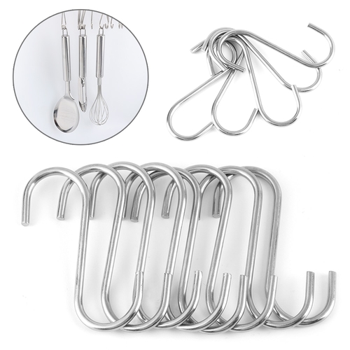 5/10/20pcs Stainless Steel S Shaped Hook Household