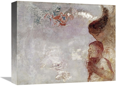 Global Gallery GCS-279554-16-142 16 in. Profile of a Man Art Print - O