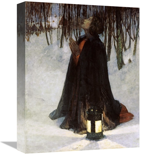 Global Gallery GCS-268104-16-142 16 in. A Dream of Christmas Art Print