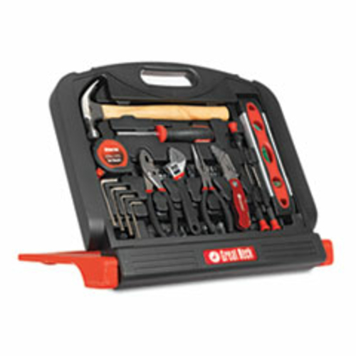 Great Neck Saw GN48 48-Tool Set In Blow-Molded Case, Black
