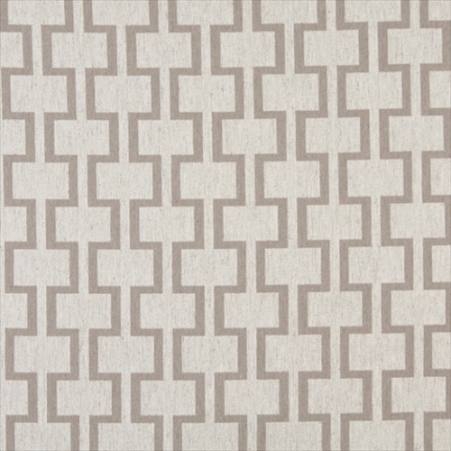 Designer Fabrics K0002F 54 in. Wide Grey And Off White- Modern- Geomet