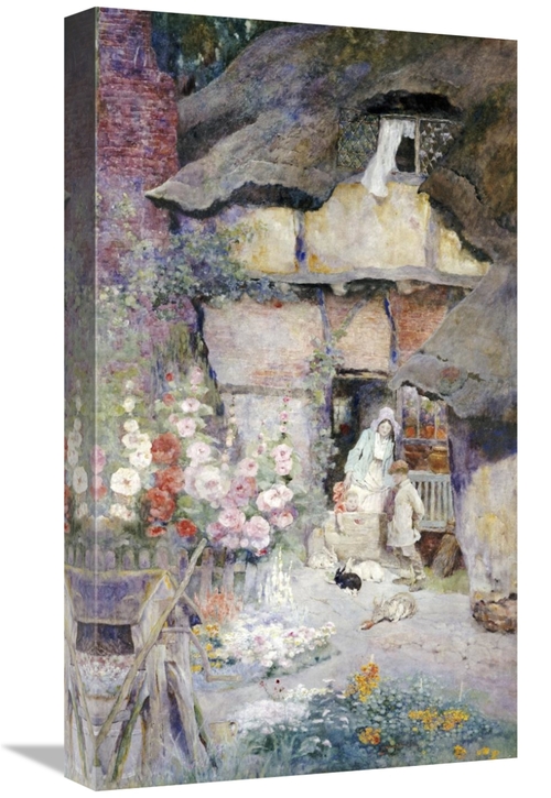 Global Gallery GCS-267583-22-142 22 in. A Mother & Children Feeding Ra