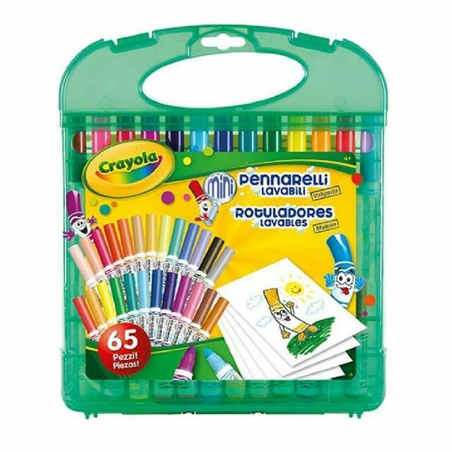 Set of Felt Tip Pens Crayola 04-5227 Washable (65 pcs)