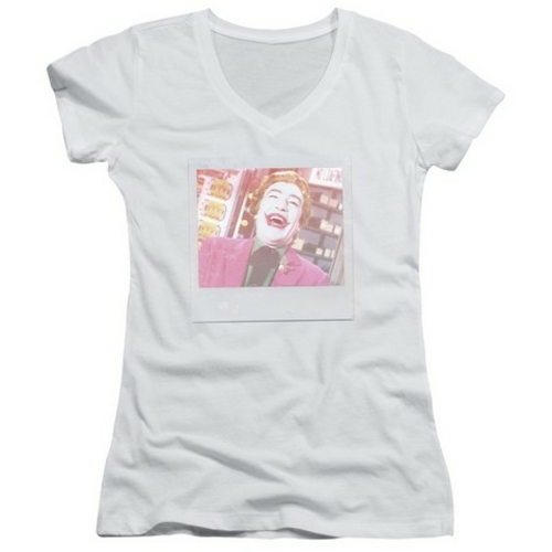 Trevco Batman Classic Tv-Captured - Junior Tee - White- Extra Large