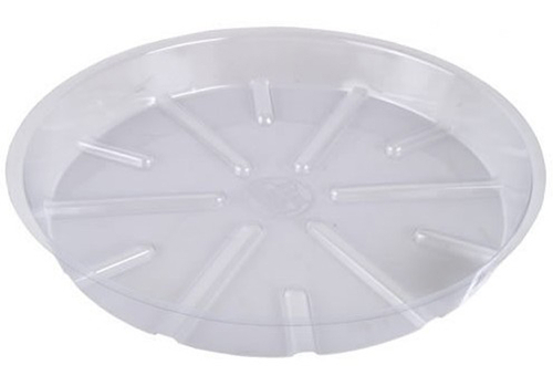 Bond 5006599 21 in. Plastic Saucer, Clear