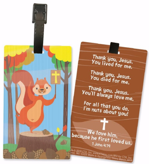 Christ to All 138704 KJV 1 John 4-19 Jesus is Nuts About Me Backpack T