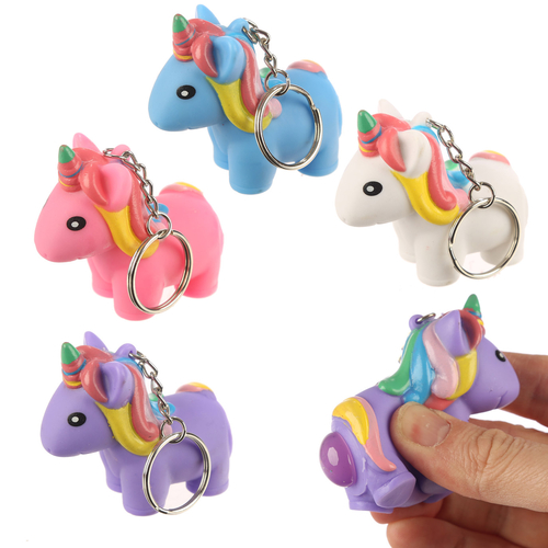 Fun Kids Pooping Unicorn Keyring