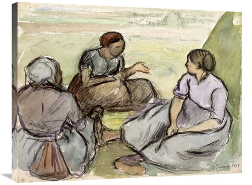 Global Gallery GCS-279441-36-142 36 in. Three Peasant Women Art Print 