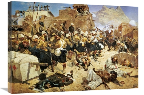 Global Gallery GCS-267585-30-142 30 in. Storming Gaudi Mullah Sahibhad