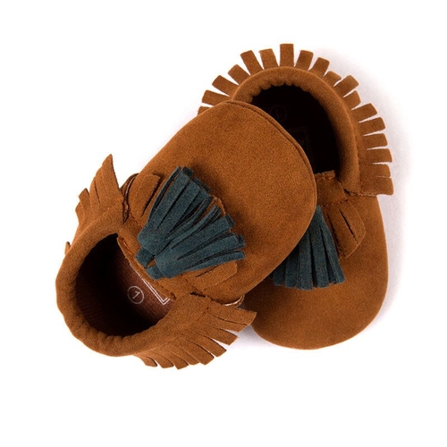 4colors Cute Baby Moccasins Shoes Baby Soft PU