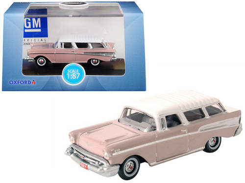 1957 Chevrolet Nomad Dusk Pearl with Imperial Ivory Top 1/87 (HO)