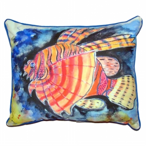 Betsy Drake HJ451 Lion Fish Large Indoor & Outdoor Pillow
