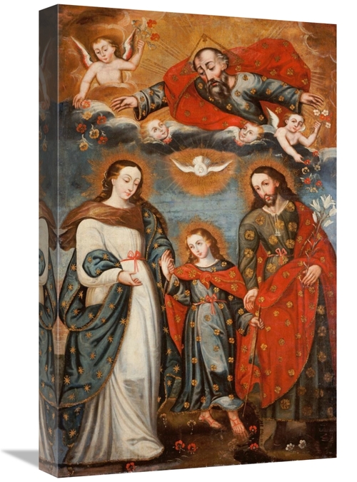 Global Gallery GCS-267457-22-142 22 in. The Sacred Family Art Print - 