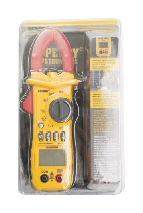 Gardner Bender DSA600TRMS Clamp-On Meter  Yellow & Red