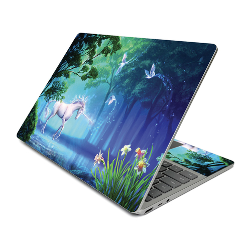 MightySkins MISURLAPGO20-Unicorn Fantasy Skin for Surface Laptop Go 20