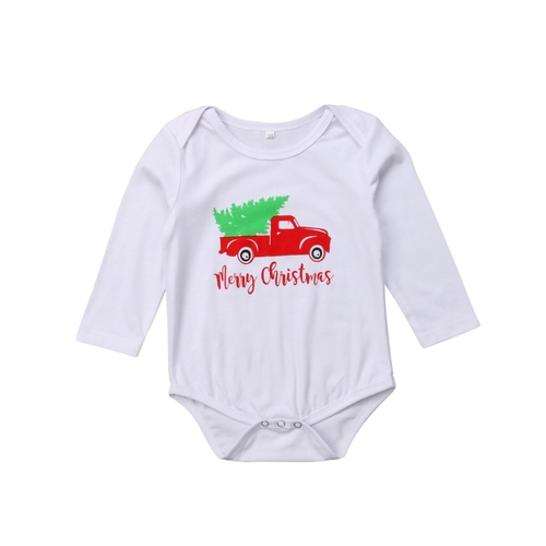 Baby Christmas Bodysuit Clothes Infant Baby Boys