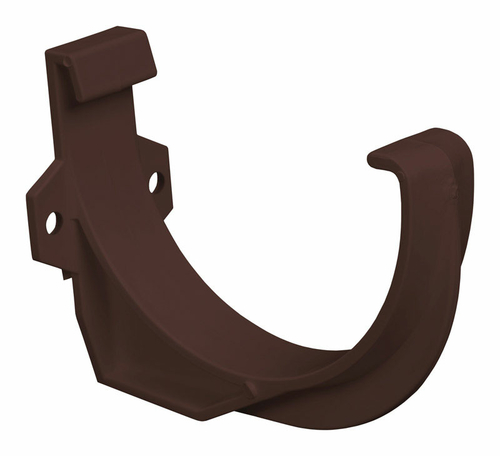 Plastmo 5005380 Classic Brown Vinyl Half Round Gutter Bracket