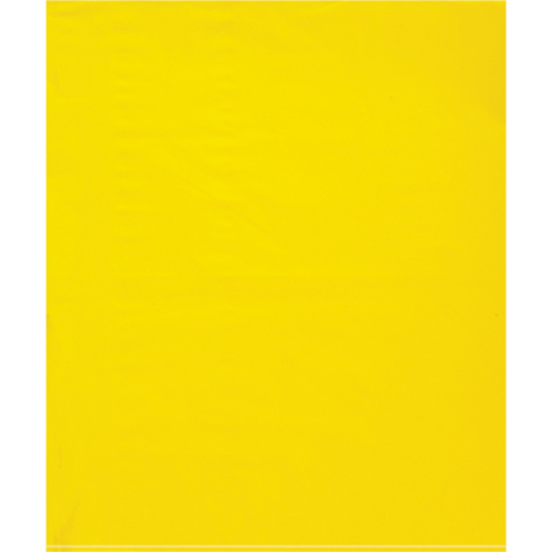 Box Partners PB572Y 15 x 18 in. 2 Mil Yellow Flat Poly Bags - Pack of 