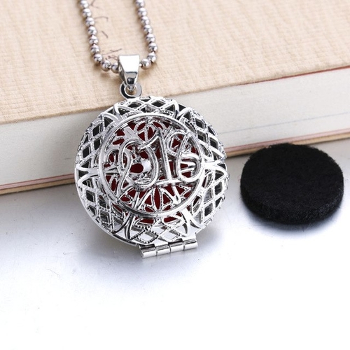 2018 number Aroma Diffuser Necklace Open Lockets