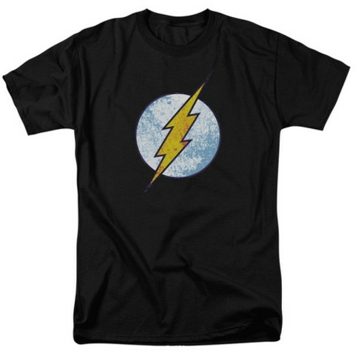 Trevco Dco-Flash Neon Distress Logo - Short Sleeve Adult 18-1 Tee - Bl