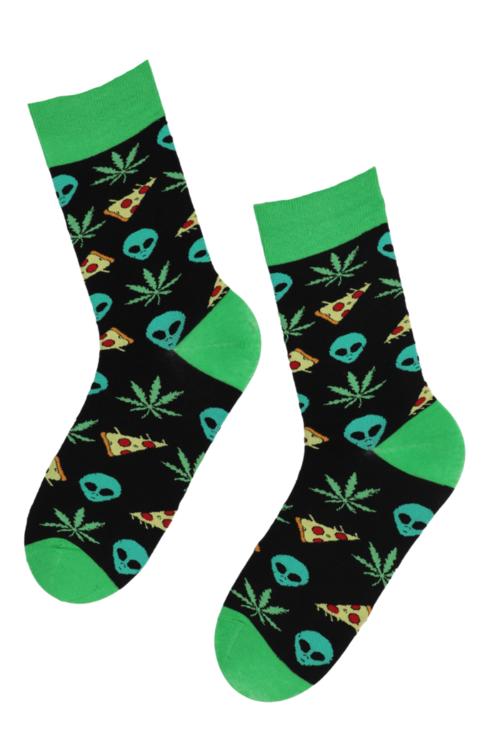 WILD cotton socks with ufos 