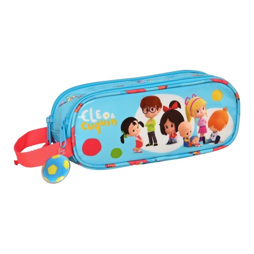 School Case Cleo & Cuquin Good Night Blue (21 x 8 x 6 cm)