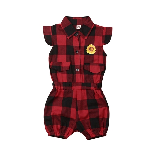 Fashion Infant Kid Baby Girl Romper Clothes Ruffle