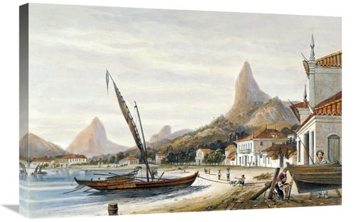 Global Gallery GCS-266971-30-142 30 in. Botafogo Bay, Suburbs of R